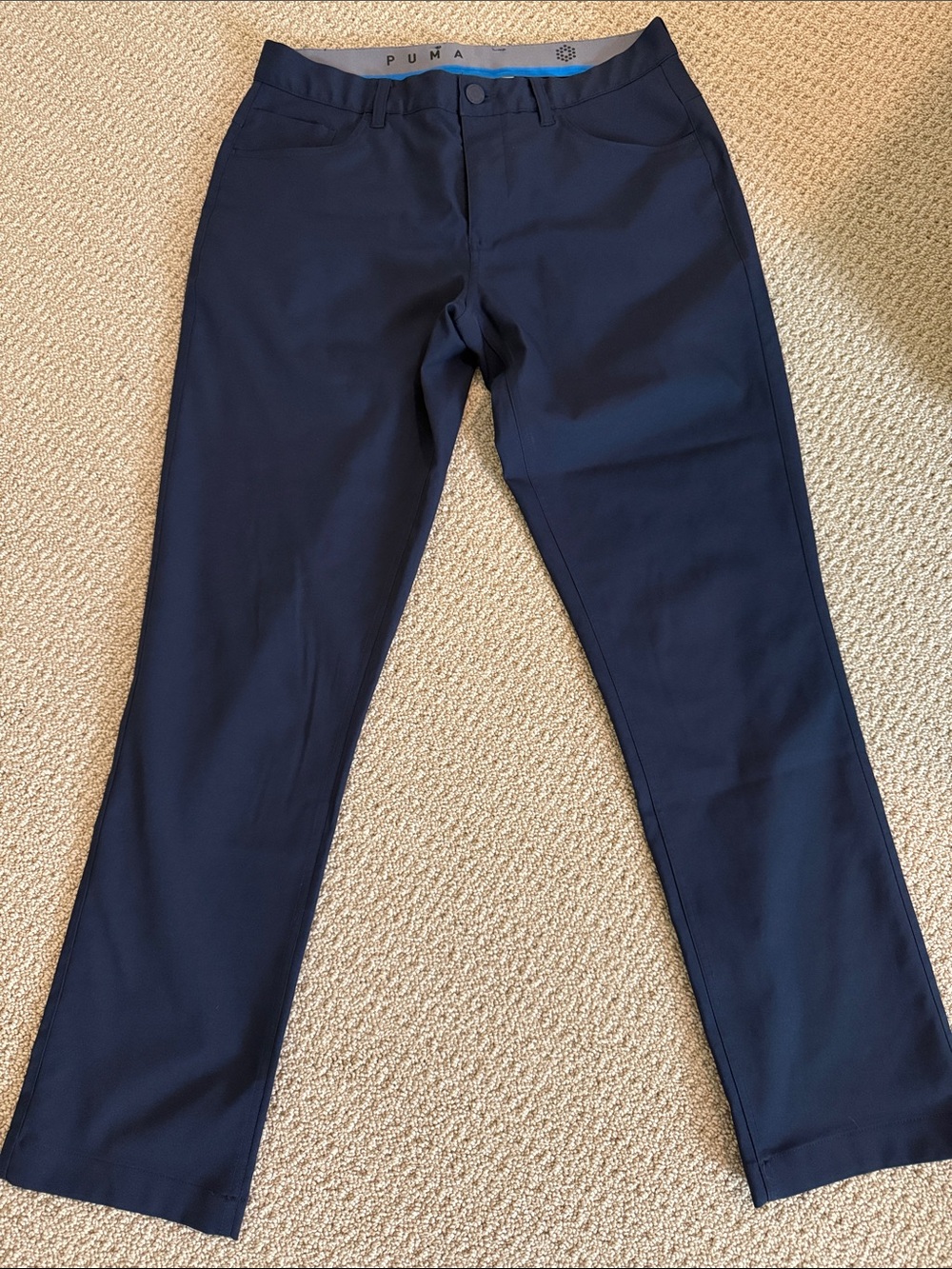Puma Men's Navy Blue Performance Chinos. Good for golfing.